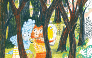 Cover des Buches Durch den Wald von Nele Palmtag, Kunstanstifter 2017