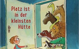 Cover des BUches Platz ist in der kleinsten Hütte von Rieke Patwardhan und Katja Gehrmann, Tulipan Verlag