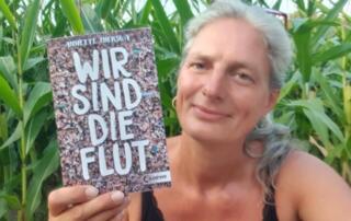 Titelbild für die Werkstatt "Wir sind die Flut" mit Annette Mierswa