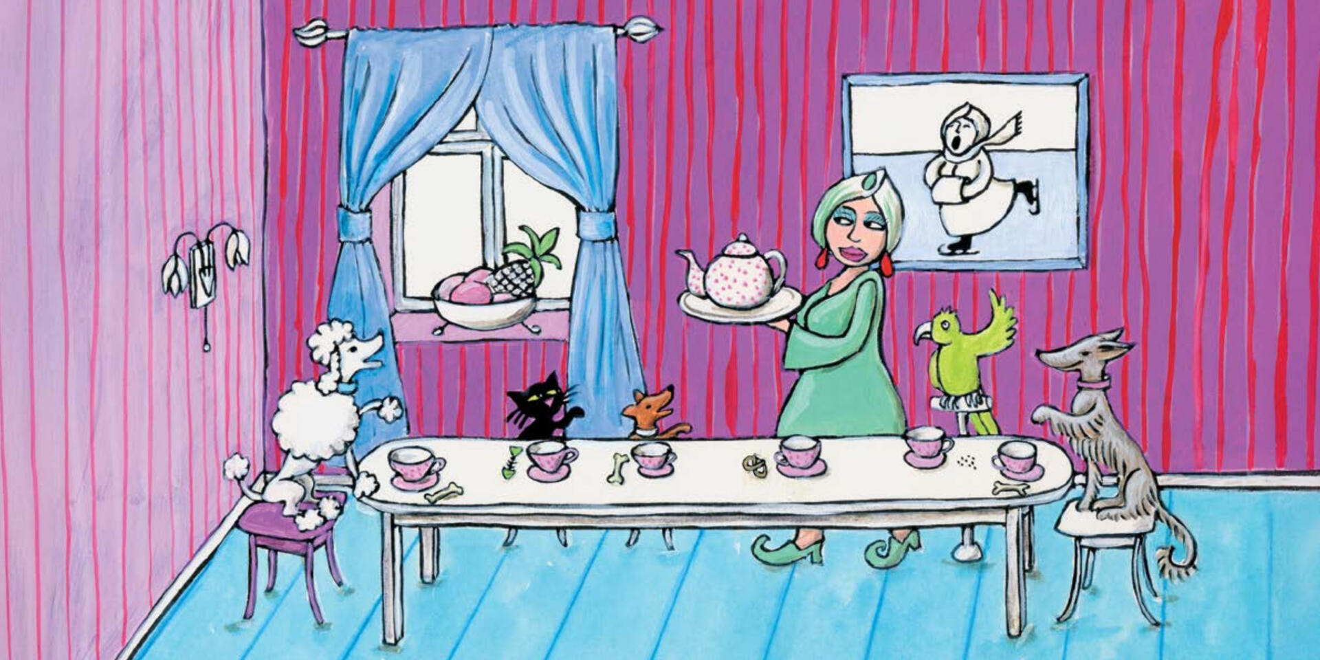 e#102 Antje von Stemm: Unser Haus Postkarte Antje von Stemm: Unser Haus
